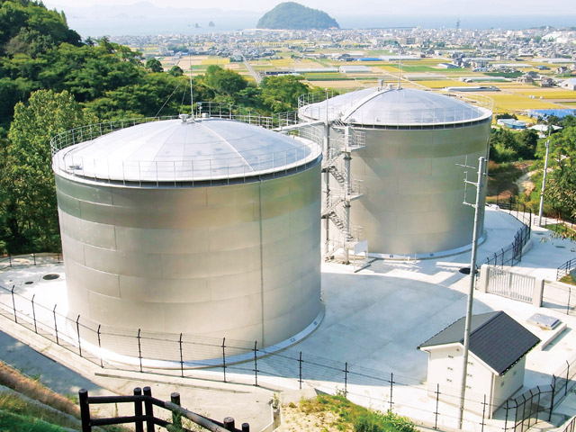 北条第1配水池改築工事（高田外）（愛媛県松山市）