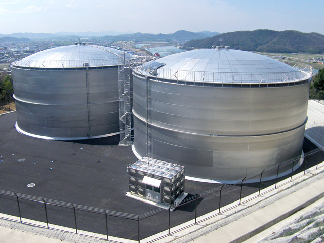 坂根配水池築造事業（岡山県備前市）